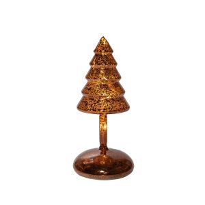 Anna's Collection Led Kerstboom op voet brons - 20.5 cm