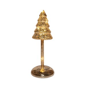 Anna's Collection Led Kerstboom op voet goud - 25.5cm