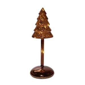 Anna's Collection Led Kerstboom op voet brons - 25.5cm