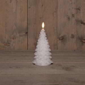 Anna's Collection Led kaars Kerstboom wit