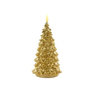 Anna's Collection Led kaars Kerstboom goud