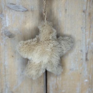 Pluche Ster lichtbruin