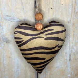 Stoffen Hart met print