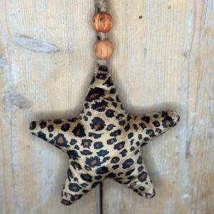 Stoffen Ster met print