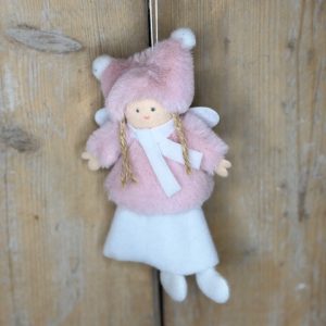 Stoffen Engeltje roze