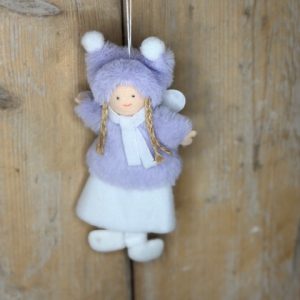 Stoffen Engeltje paars