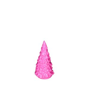 Kerstboom Keramiek Neon Roze S
