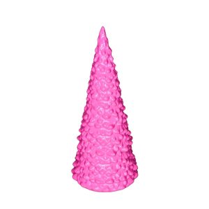 Kerstboom Keramiek Neon Roze L