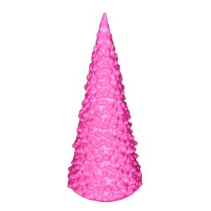 Kerstboom Keramiek Neon Roze XL