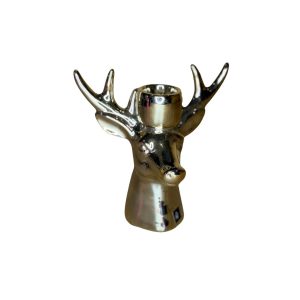 Kandelaar Keramiek rendier goud