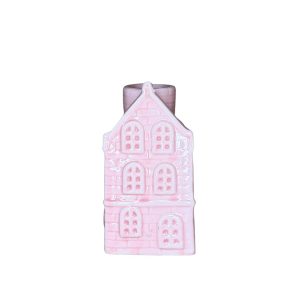 Kandelaar Keramiek huis lichtroze